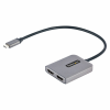 Startech MST14CD122HD USB-C apa - 2x HDMI anya Adapter