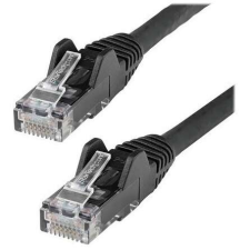 Startech N6LPATCH5MBK hálózati kábel Fekete 5 M Cat6 U/UTP (UTP) kábel és adapter
