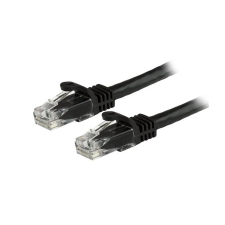 Startech - N6PATC1MBK UTP CAT6 Patch kábel 1m Fekete kábel és adapter
