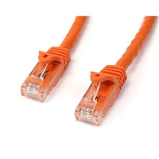 Startech N6PATC1MOR hálózati kábel Narancssárga 1 M Cat6 U/UTP (UTP) kábel és adapter