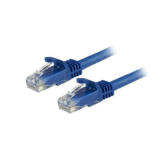 Startech N6PATC2MBL UTP CAT6 Patch kábel 2m Kék kábel és adapter