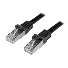 Startech N6SPAT5MBK S/FTP CAT6 Patch kábel 5m Fekete kábel és adapter