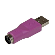 Startech PS/2–USB Adapter Startech GC46MFKEY Lila kábel és adapter