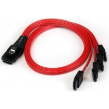 STARTECH SAS8087S4R50 SFF-8087 to 4x SATA - Internal Mini SAS to SATA Reverse Cable 0.5m kábel és adapter