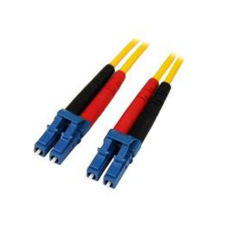 Startech SMFIBLCLC7 optikai patch kábel LC Duplex SM 7m - Sárga kábel és adapter