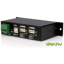 Startech ST4200USBM Industrial USB 2.0 hub, 4 port hub és switch