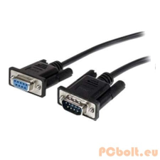 Startech Startech DB9 M - DB9 F Adapterkábel 3m Fekete kábel és adapter