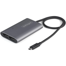 Startech Thunderbolt 3 DisplayPort 1.4 Átalakító Szürke 10cm TB32DP14 kábel és adapter