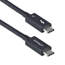 Startech Thunderbolt 5 Összekötő Fekete 1m TBLT5MM1M240W kábel és adapter