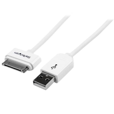 Startech USB2ADC1M Apple Dock - USB adat/töltőkábel 1m - Fehér mobiltelefon kellék