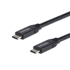 Startech USB2C5C1M USB-C apa - USB-C apa Adatkábel 1m - Fekete kábel és adapter