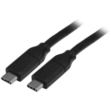 Startech USB2C5C4M USB-C 2.0 (apa - apa) kábel 4m - Fekete kábel és adapter
