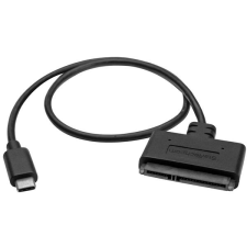 Startech USB31CSAT3CB USB-C 3.1 apa - SATA anya kábel 0.45m - Fekete kábel és adapter