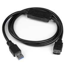 Startech USB3S2ESATA3 USB 3.0 apa - eSATA anya kábel 0.9m - Fekete kábel és adapter