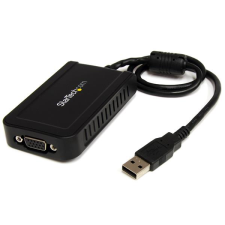 Startech USB 2.0 A apa - VGA anya adapter - Fekete kábel és adapter