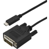 Startech USB 2.0 Type C DVI-D Átalakító Fekete 3m CDP2DVI3MBNL