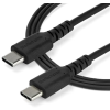 Startech USB 2.0 Type C Összekötő Fekete 1m RUSB2CC1MB