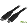 Startech USB 2.0 Type C Összekötő Fekete 4m USB2C5C4M