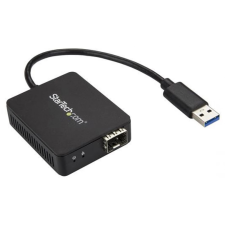 Startech USB 3.0 SFP+ Átalakító Fekete 5cm US1GA30SFP kábel és adapter