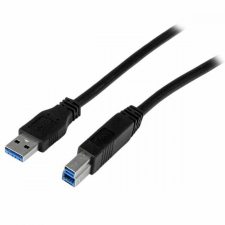 Startech USB A - USB B Kábel Startech USB3CAB1M Fekete kábel és adapter