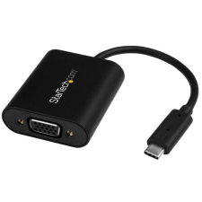 Startech - USB-C ADAPTER TO VGA 24PIN M/15P VGA F 2048X1280 60HZ kábel és adapter