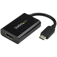 Startech USB-C apa - HDMI anya adapter - Fekete kábel és adapter
