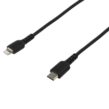 Startech USB-C apa - Lightning apa 2.0 Adat és töltő kábel - Fekete (2m) kábel és adapter