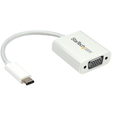 Startech USB-C apa - VGA anya Adapter - Fehér kábel és adapter