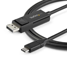 Startech USB C DisplayPort Adapter Startech CDP2DP1MBD Fekete 1 m kábel és adapter