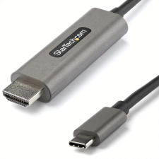 Startech USB-C - HDMI 2.0b Kábel 1m - Szürke kábel és adapter