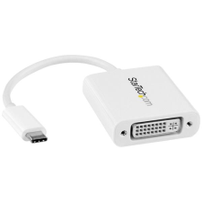 Startech - USB-C to DVI Adapter - White kábel és adapter