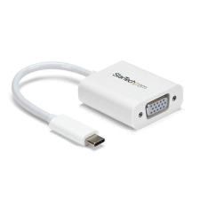Startech USB C–VGA Adapter Startech CDP2VGAW Fehér kábel és adapter