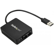 Startech USB Fiber Optic SC Átalakító Fekete 5cm US100A20FXSC kábel és adapter