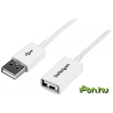 Startech USB Hosszabbító Fehér 1m USBEXTPAA1MW kábel és adapter