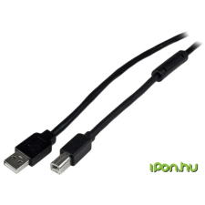 Startech USB Hosszabbító Fekete 19.8m USB2HAB65AC kábel és adapter