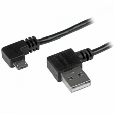Startech USB Kábel - Micro USB Startech USB2AUB2RA1M Fekete kábel és adapter