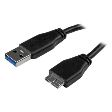 Startech USB Kábel - Micro USB Startech USB3AUB3MS Fekete kábel és adapter