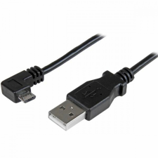 Startech USB Kábel - micro USB Startech USBAUB2MRA Fekete kábel és adapter