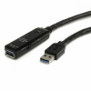 Startech USB-kábel Startech USB3AAEXT5M USB A Fekete