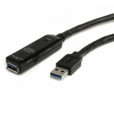 Startech USB-kábel Startech USB3AAEXT5M USB A Fekete kábel és adapter