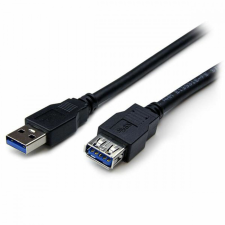 Startech USB-kábel Startech USB3SEXT2MBK Fekete kábel és adapter