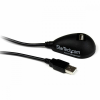 Startech USB-kábel Startech USBEXTAA5DSK USB A Fekete