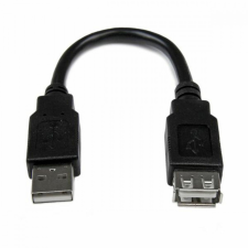 Startech USB-kábel Startech USBEXTAA6IN USB A Fekete kábel és adapter