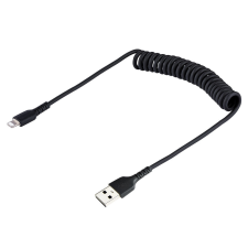 Startech USB–Lightning Kábel Startech RUSB2ALT50CMBC Fekete 50 cm kábel és adapter