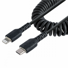 Startech USB–Lightning Kábel Startech RUSB2CLT1MBC Fekete 1 m kábel és adapter