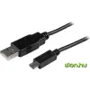 Startech USB Micro USB Átalakító Fekete 15cm USBAUB15CMBK