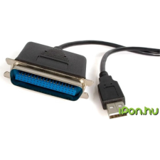 Startech USB Párhuzamos Átalakító Fekete 1.8m ICUSB1284 kábel és adapter