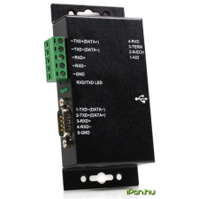 Startech USB RS-485 Átalakító Fekete 1.8m ICUSB422IS kábel és adapter