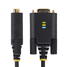 Startech USB Soros Átalakító Fekete 1m 1P3FFCB-USB-SERIAL kábel és adapter