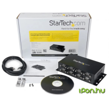 Startech USB Soros Átalakító Fekete 20cm ICUSB2328I kábel és adapter
